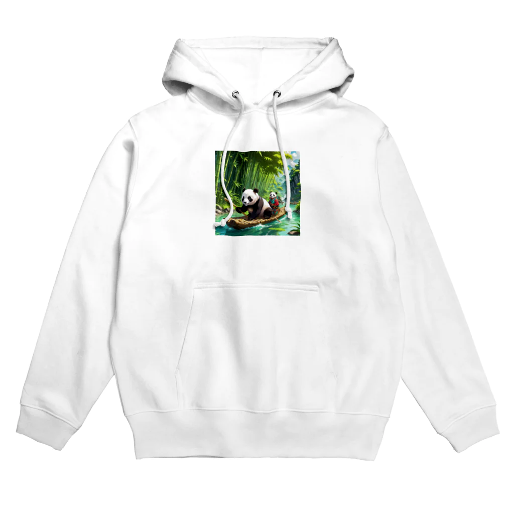 nagisa_riumanの冒険パンダ Hoodie