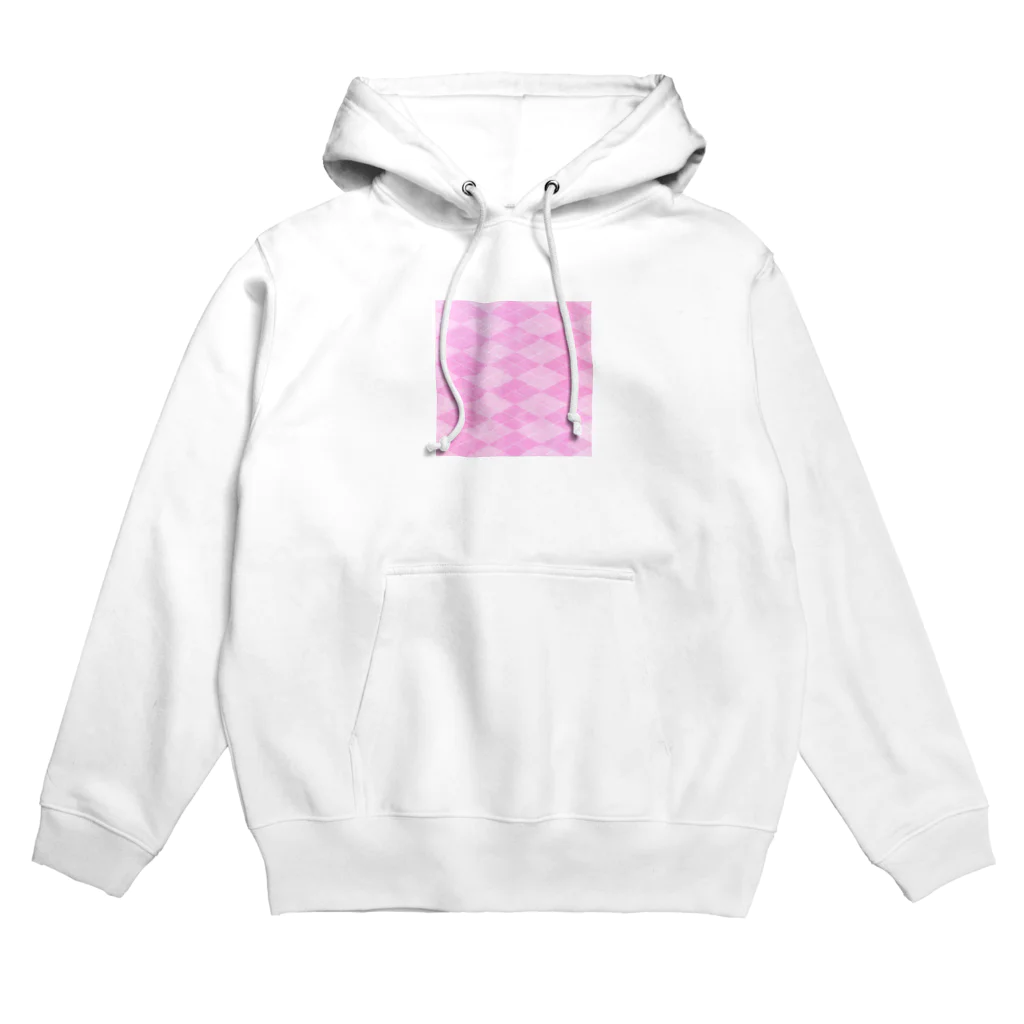 みみこのアーガイルピンク Hoodie