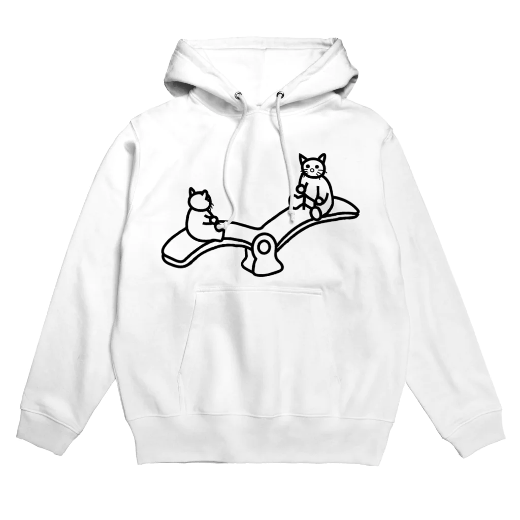 eugorameniwaの猫のシーソー Hoodie