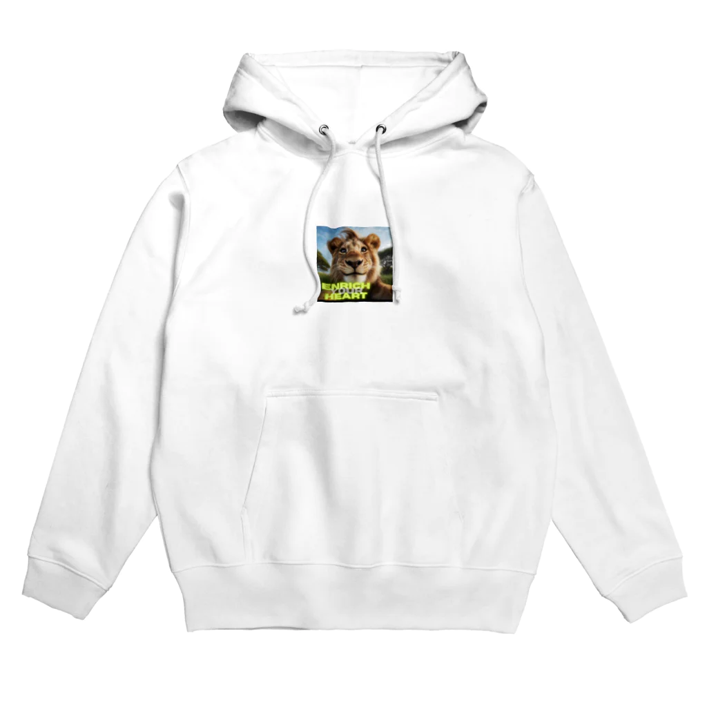 FUJISHIKAのLION ENRICH YOUR HEART  Hoodie