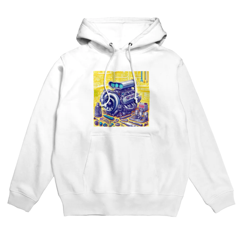 the blue seasonのメカニックの夢遊園地 Hoodie