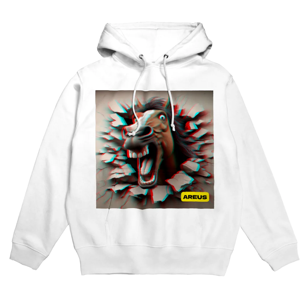 AREUSのAREUS×3D Horse Hoodie