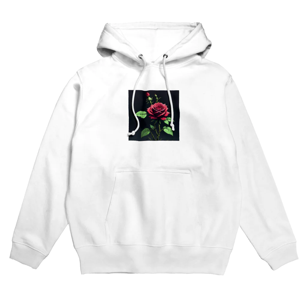 ユウキスタイリッシュショップの一輪のバラ Hoodie