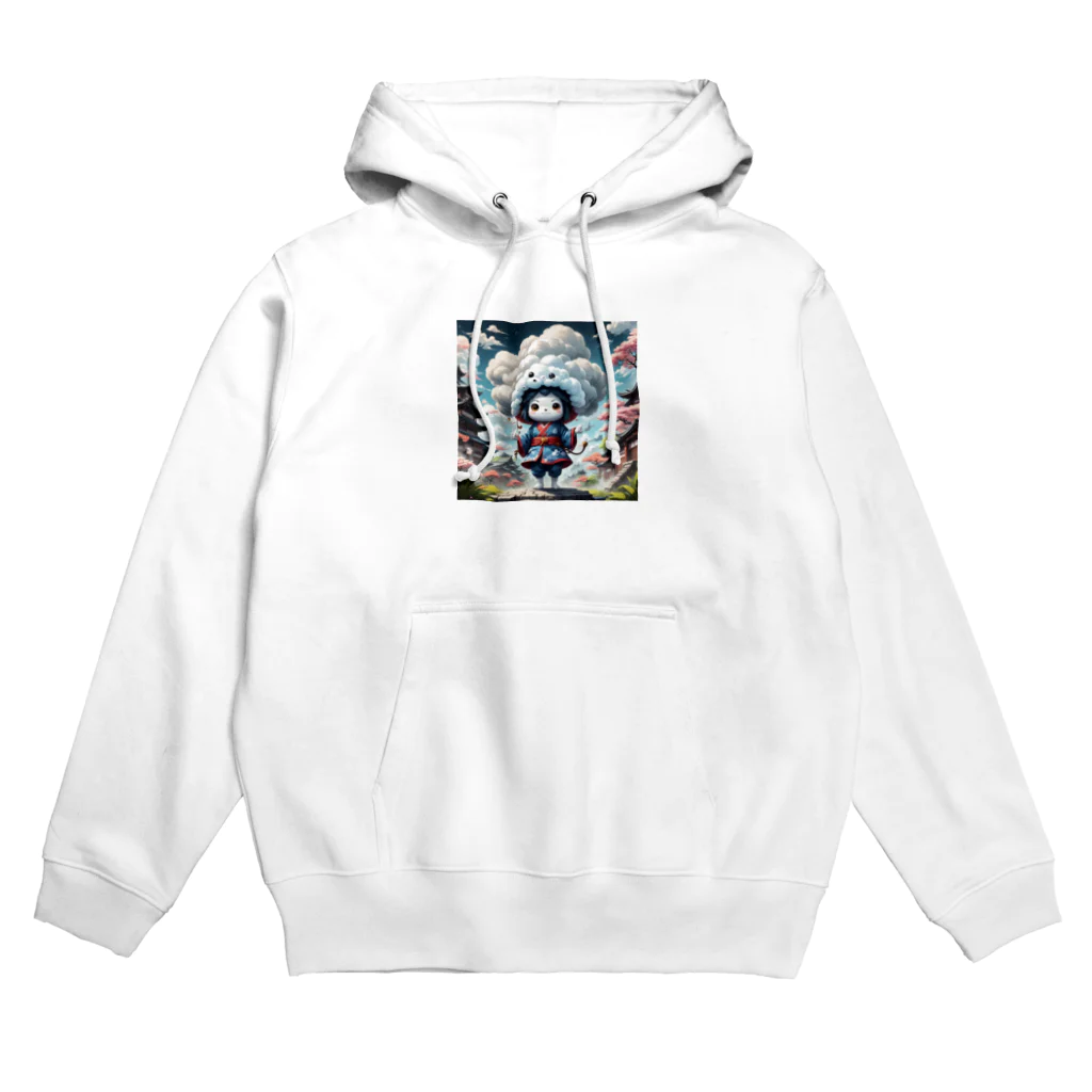 AI妖怪大図鑑の入道雲妖怪　せきらん Hoodie