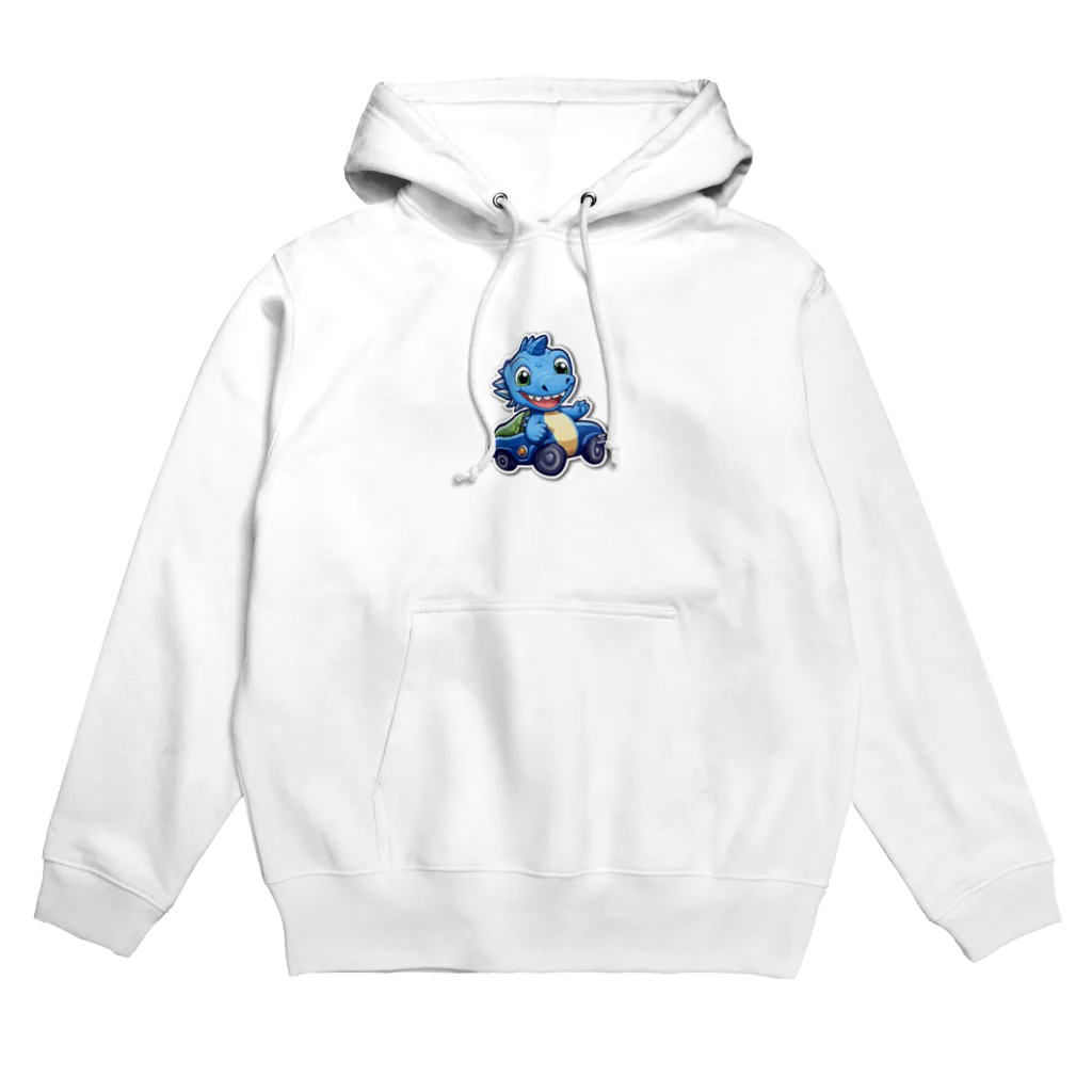 未来工房の恐竜パトカー Hoodie