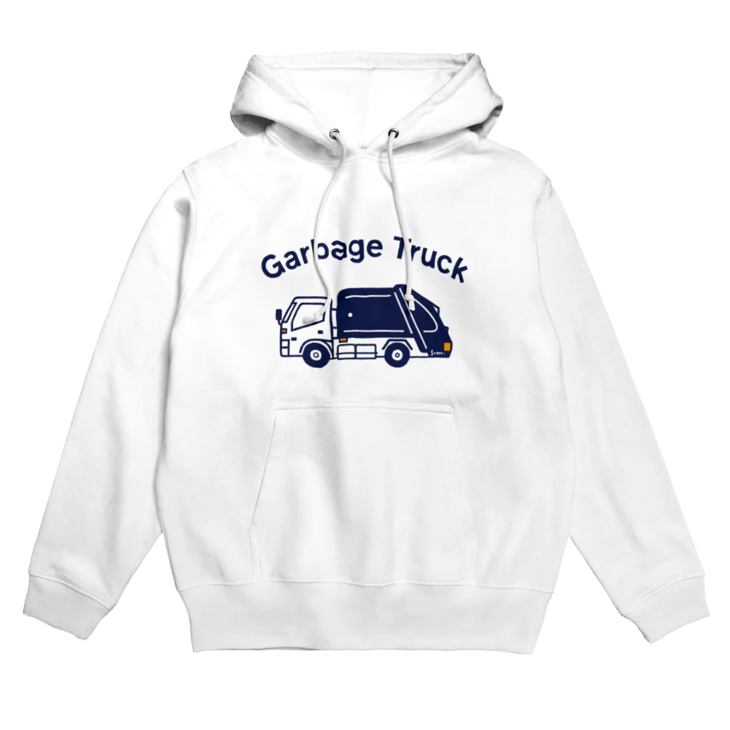 さはらそのこ｜イラストレーターの清掃車　Garbage Truck 후디