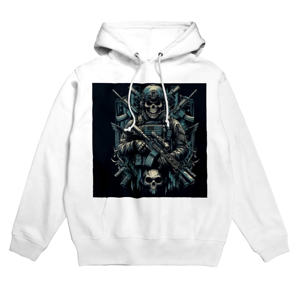 つねまるの骸骨兵士 Hoodie