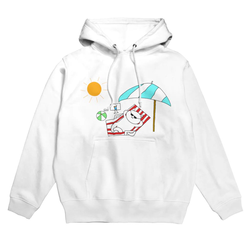 CrossArtのリゾートねこ Hoodie