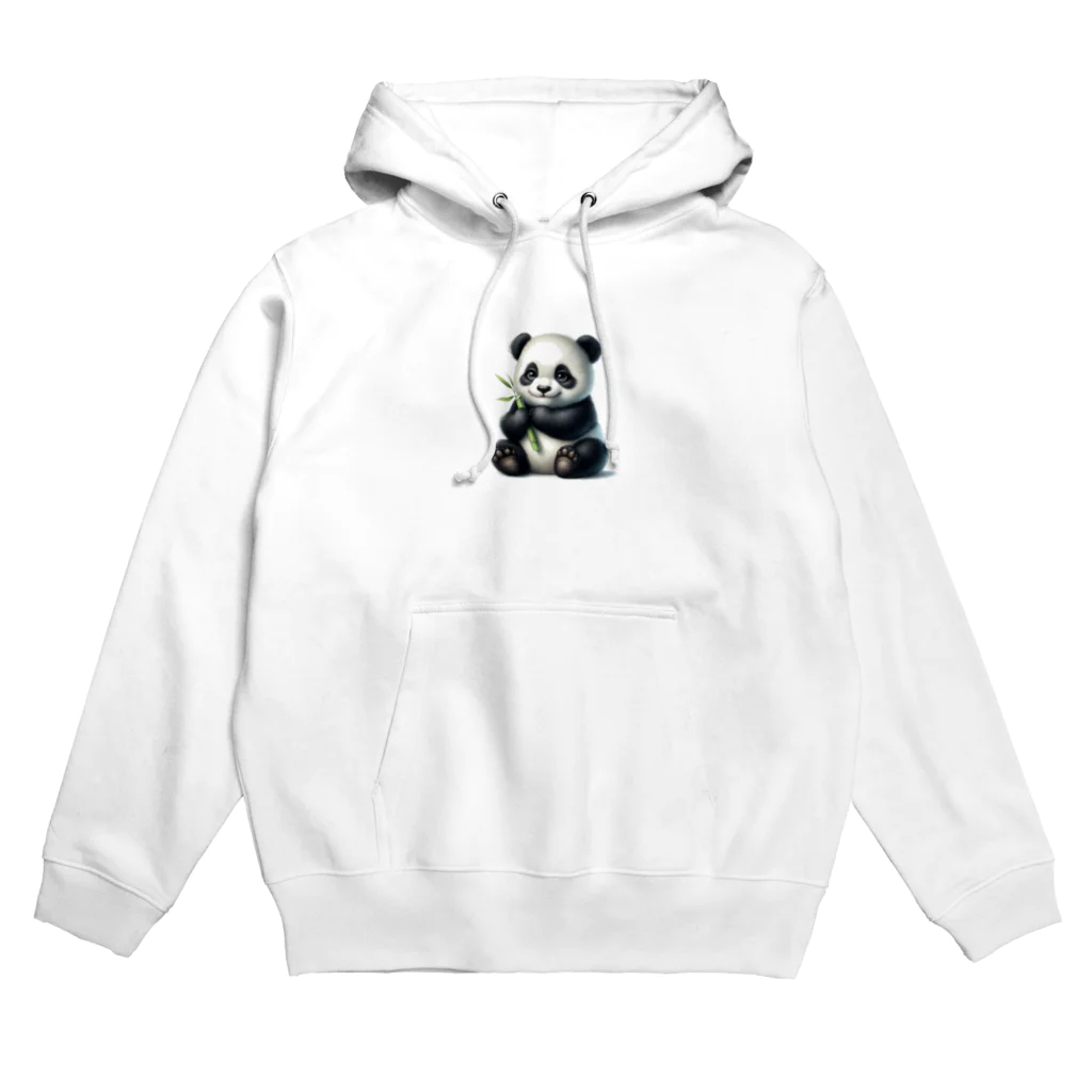 動物愛好家のパンダくん Hoodie