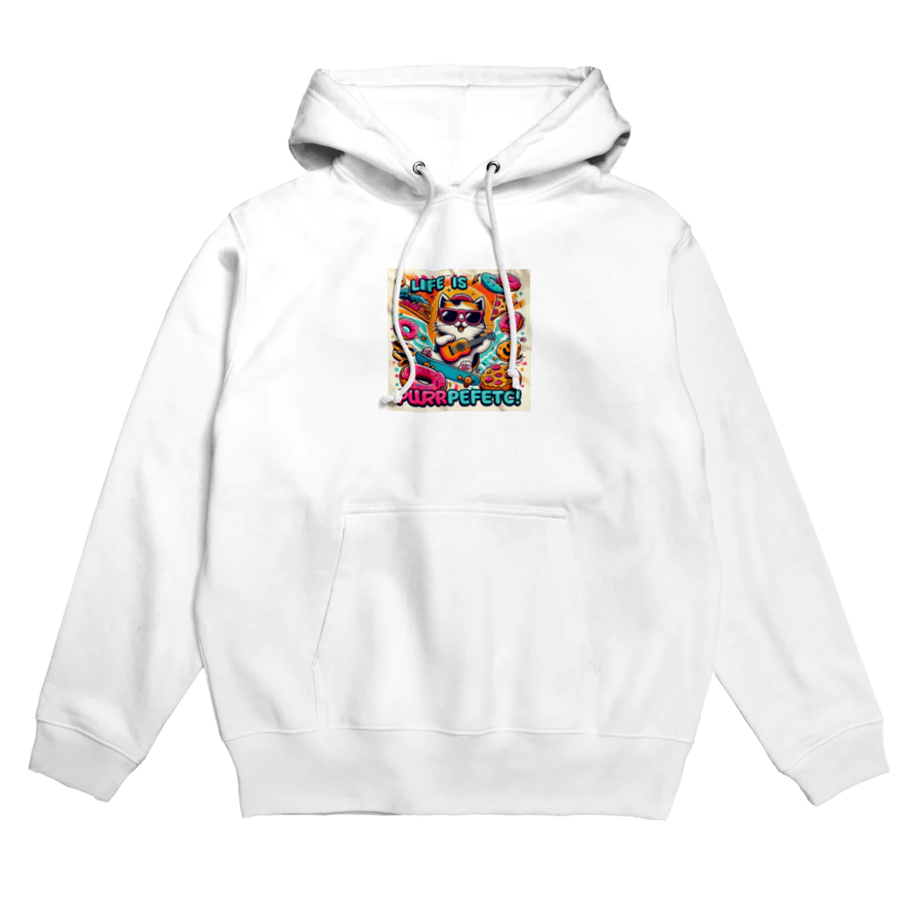 えいゆショップのスナフキ猫くん Hoodie