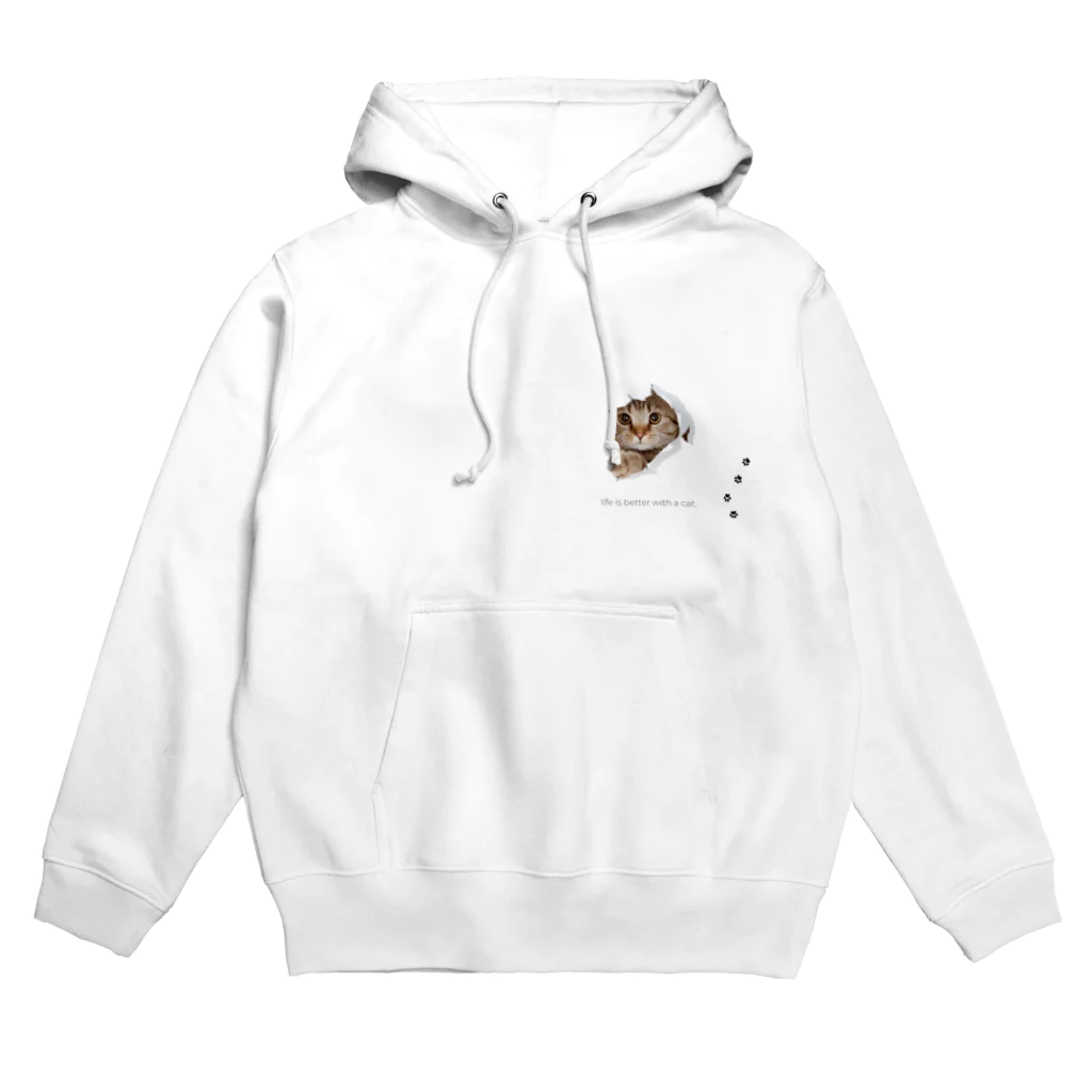 CaTsのふんわりネコ Hoodie