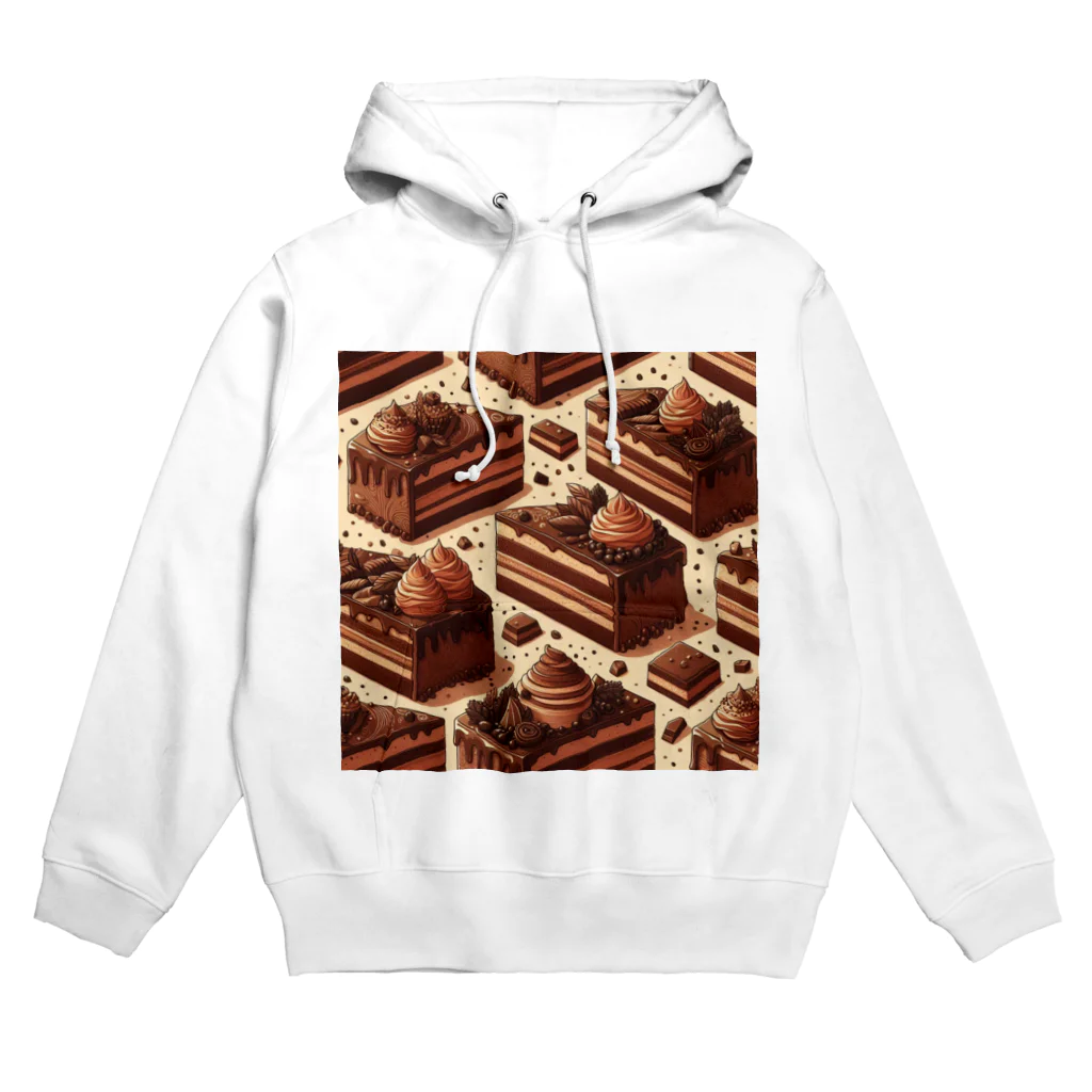 デザートグッズのケーキ Hoodie