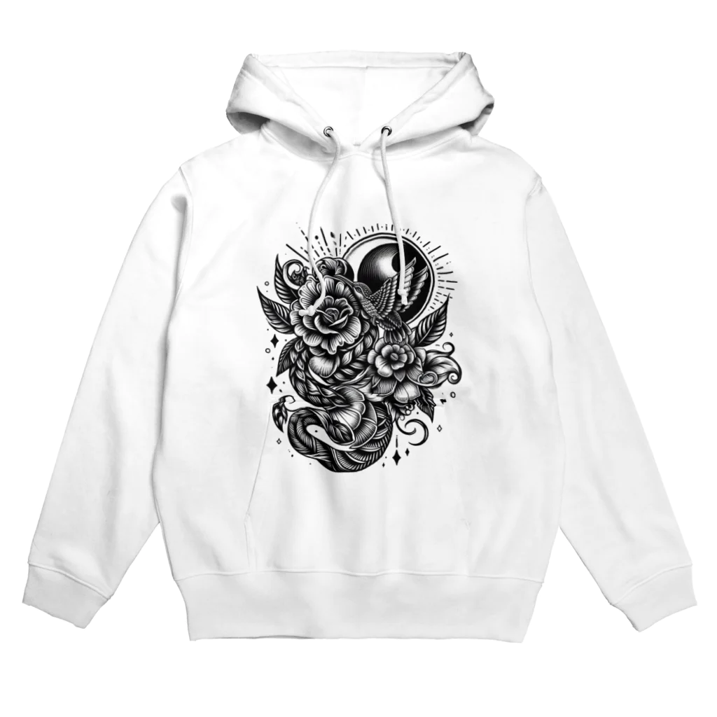 かなかなのタトゥーデザイン Tシャツ Hoodie