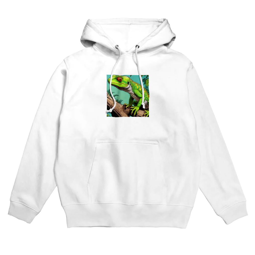 DesignColorsのトカゲのリアルテイストグッズ Hoodie