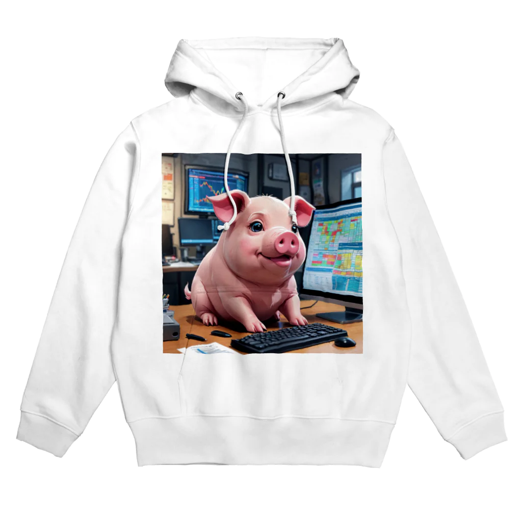 MTHの会社のもでるをするみにぶた構築売上予測 Hoodie