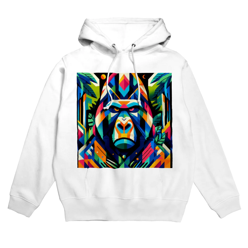 1682HOHETOのグラフィックゴリラ Hoodie