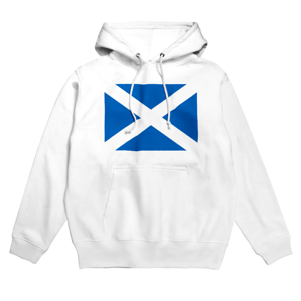 お絵かき屋さんのスコットランドの国旗 パーカー