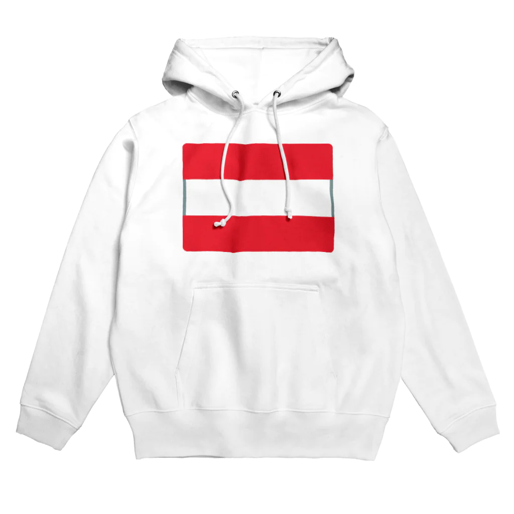 お絵かき屋さんのオーストリアの国旗 Hoodie