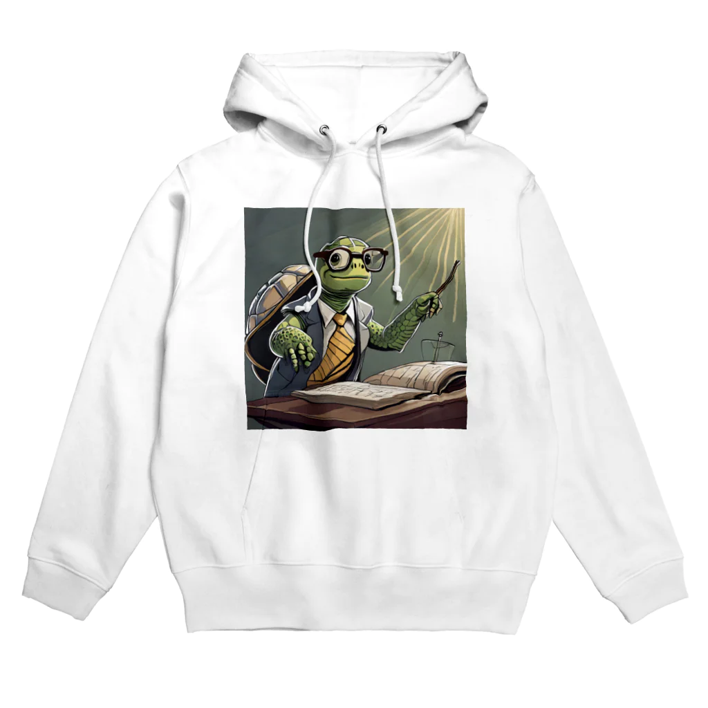 ぱぴぷSHOPの指揮者カメ Hoodie