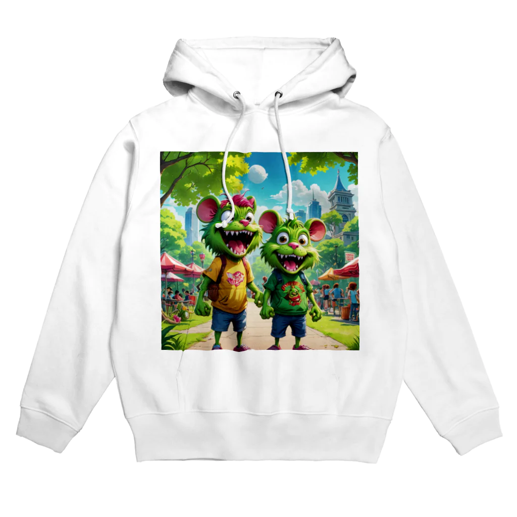 LEAD !のモンスターの仲良し兄弟 Hoodie