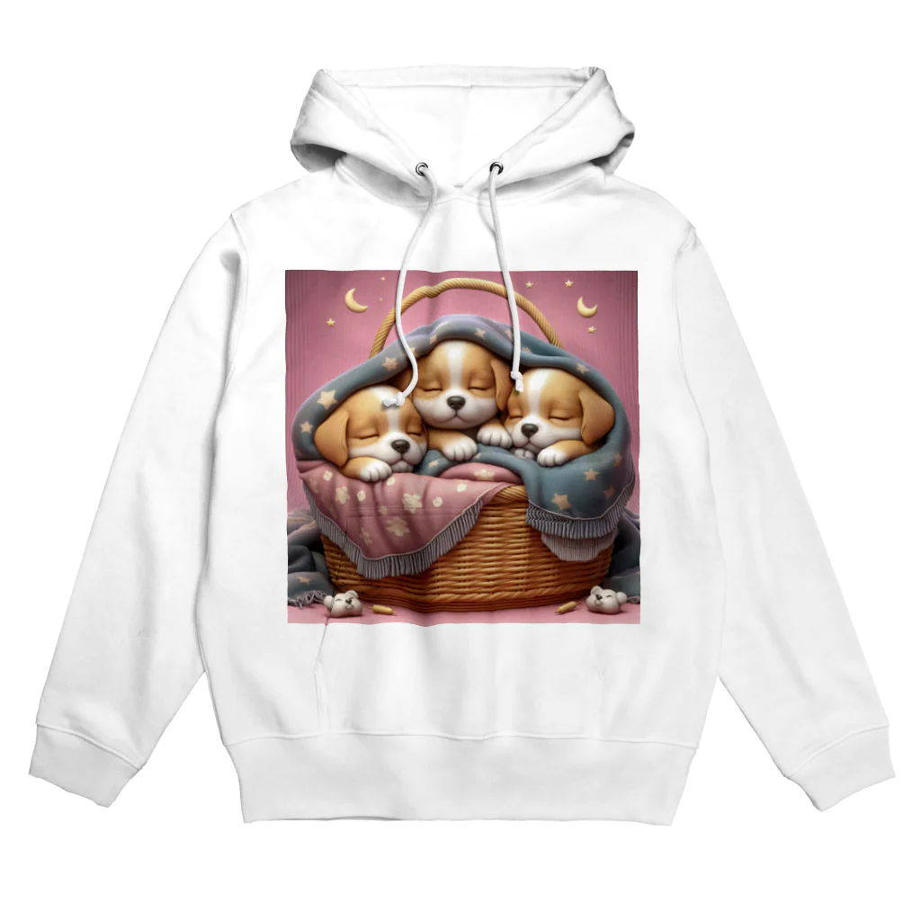 ふわふわ子犬の第②弾！ほっこり♡ ふわふわ子犬 Hoodie