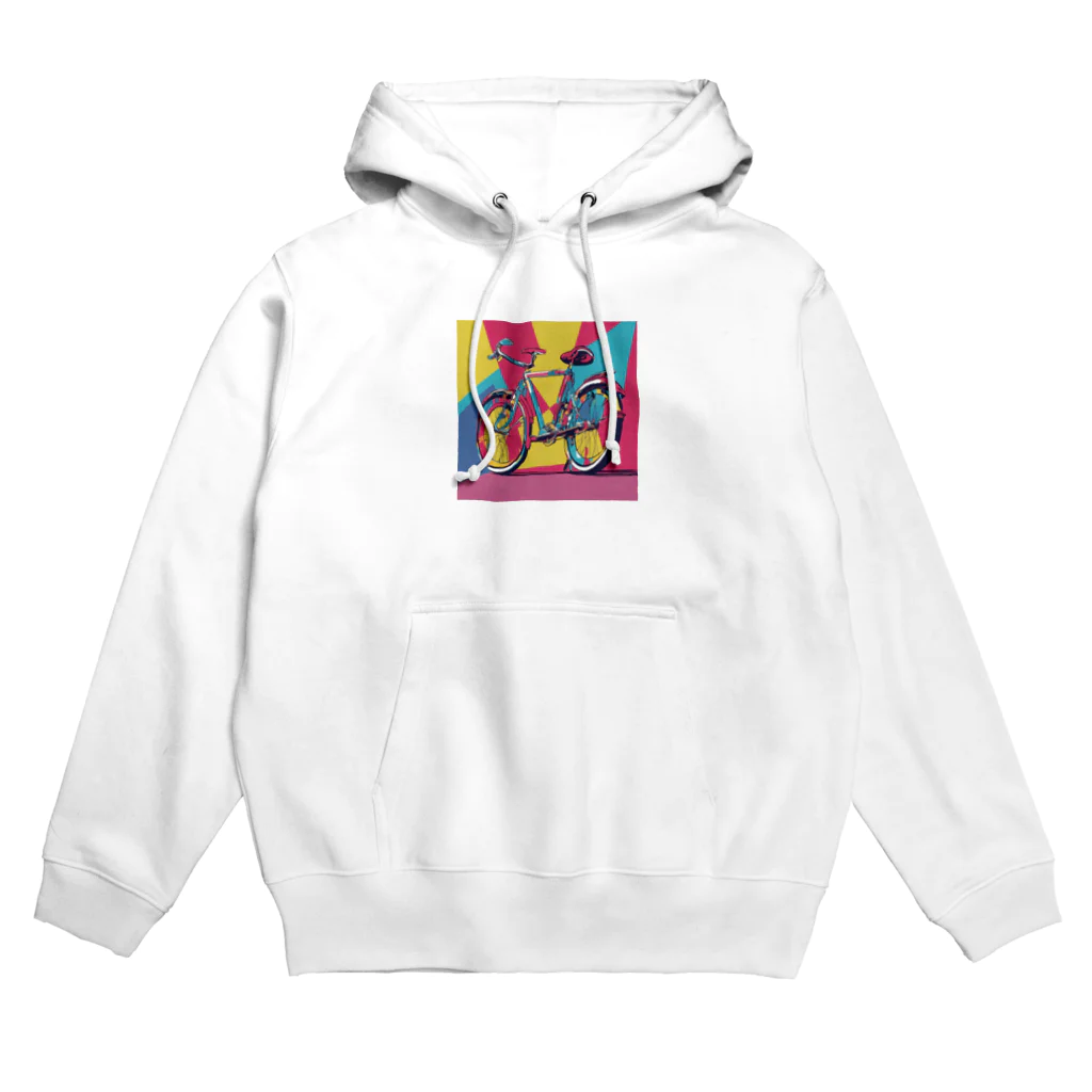 NeoPopGalleryのPOPART bicycle Hoodie