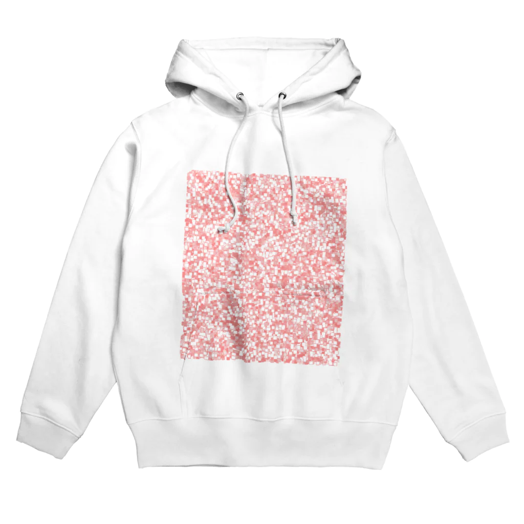 Friendly ChaosのデザインS(Red Cube) Hoodie