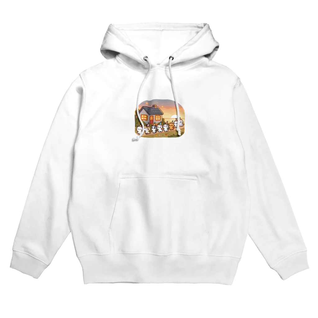 子猫カーニバルの子猫のパーティーの帰り Hoodie