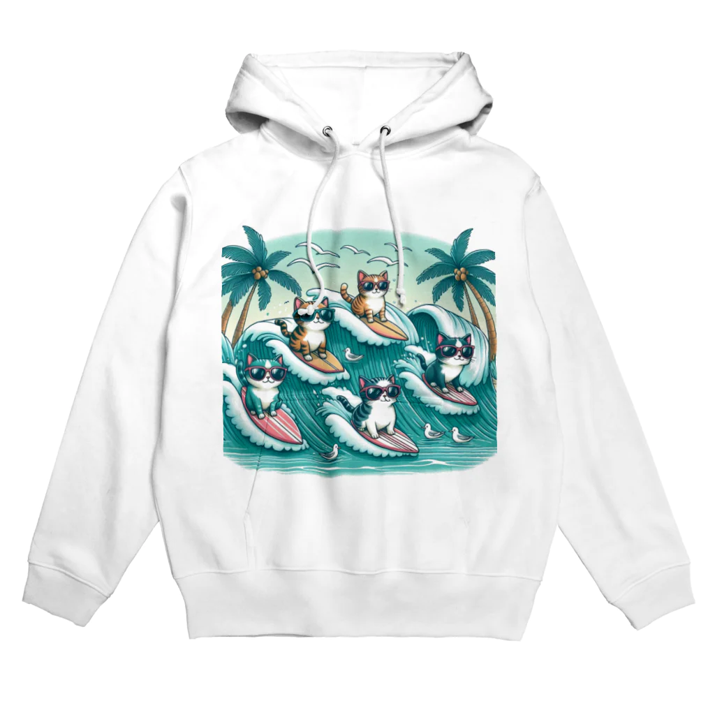 shingeraleのにゃんグラス Hoodie