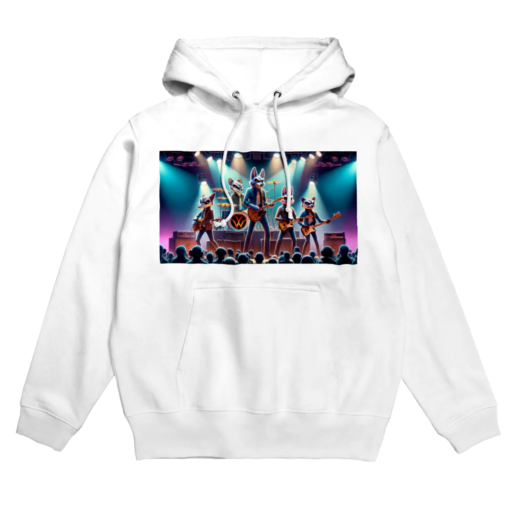 ANIMAL HEROES -musical band-のワイルドロックフェスタ - ダンシングアニマルズ Hoodie