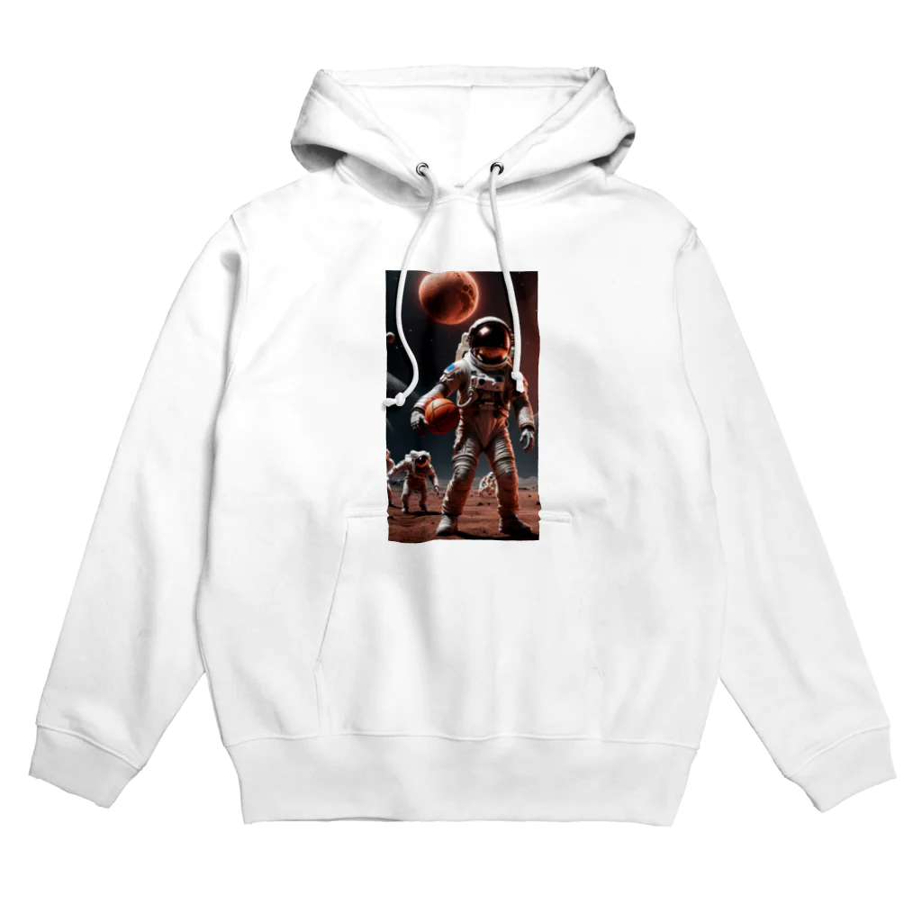 SwishStyle のバスケ宇宙時代 Hoodie