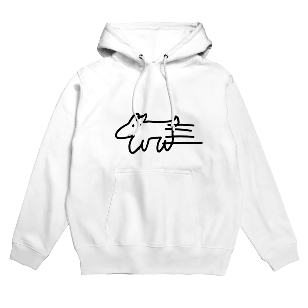 モアイさんの走るイヌ Hoodie