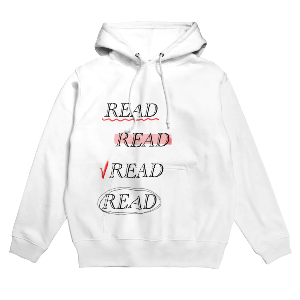 momokei&UのREAD READ READ READ Hoodie