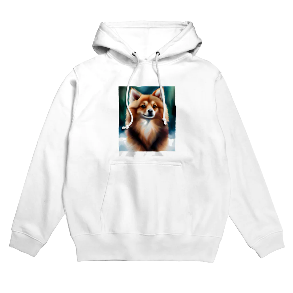 海坊主のポメラニアンのポーくん Hoodie