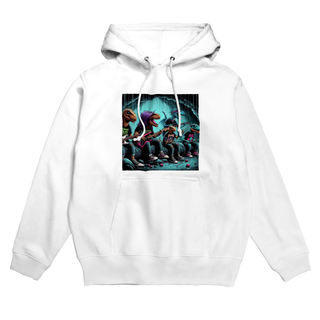 momonekokoのROCKな恐竜 Hoodie