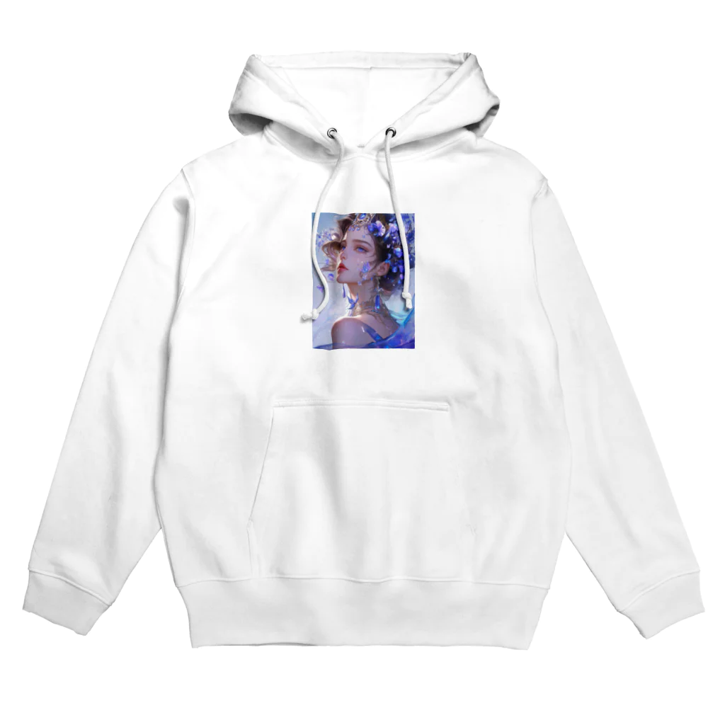 AQUAMETAVERSEのブルーの宝石を身につけて　ラフルール　1859 Hoodie