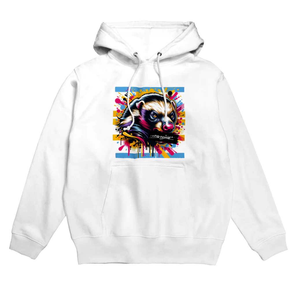 no name...のグラフティ ラーテル Hoodie