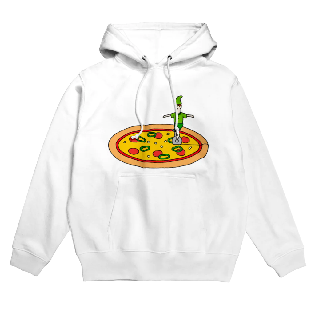 よしだのピザを切る小人 Hoodie