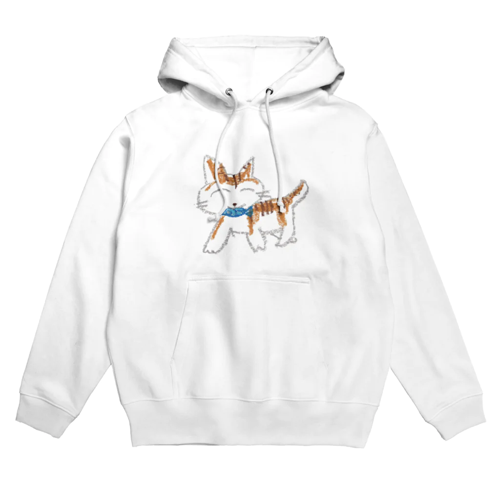 kukuri1957のお店のお魚くわえたトラ猫 Hoodie