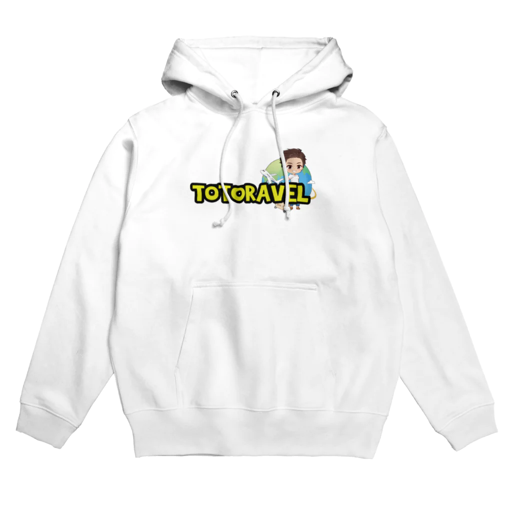 トトラベル - TOTORAVELのパーカー / 全4色（フロントイラスト+文字ロゴ） Hoodie