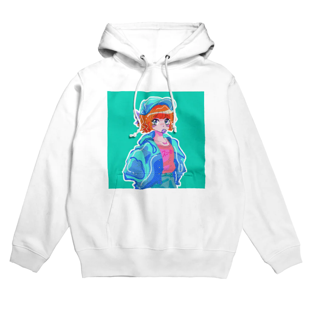 🍓IchigoAme🍓のボーイッシュガールグリーン Hoodie