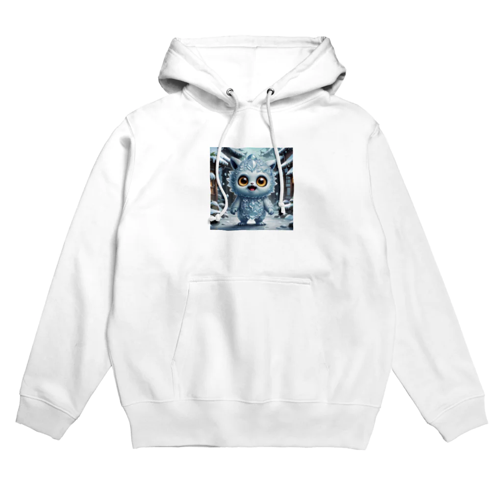 AI妖怪大図鑑の霜妖怪　ヒエペー太 Hoodie