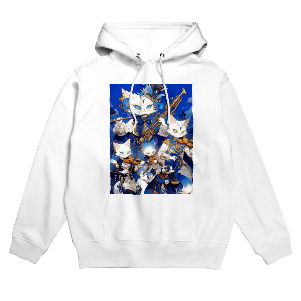 AQUAMETAVERSEの猫の吹奏楽団　なでしこ1478 Hoodie