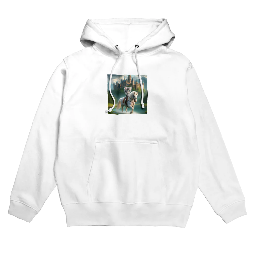 koumeiの白馬に乗ったネコ王子様2 Hoodie