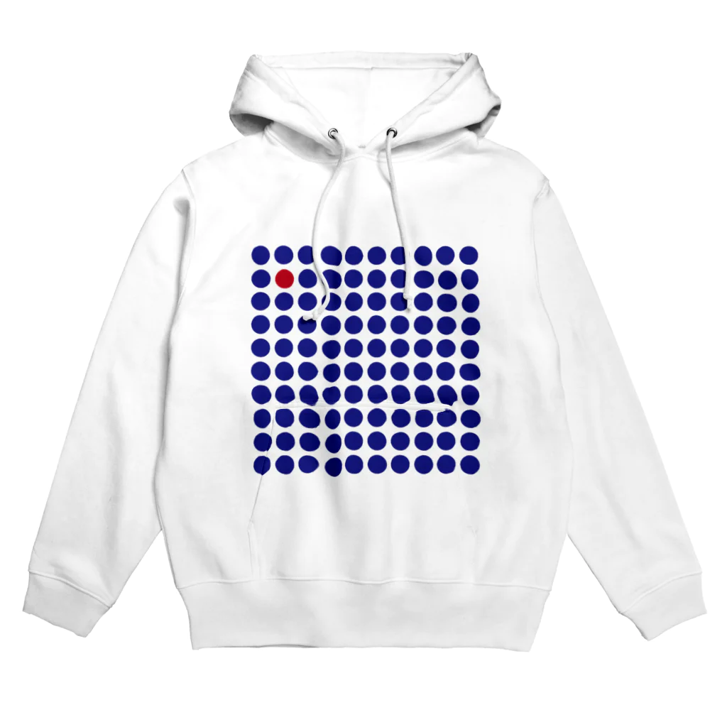 〇△□のお店のシンプルドットデザインシリーズ１ Hoodie