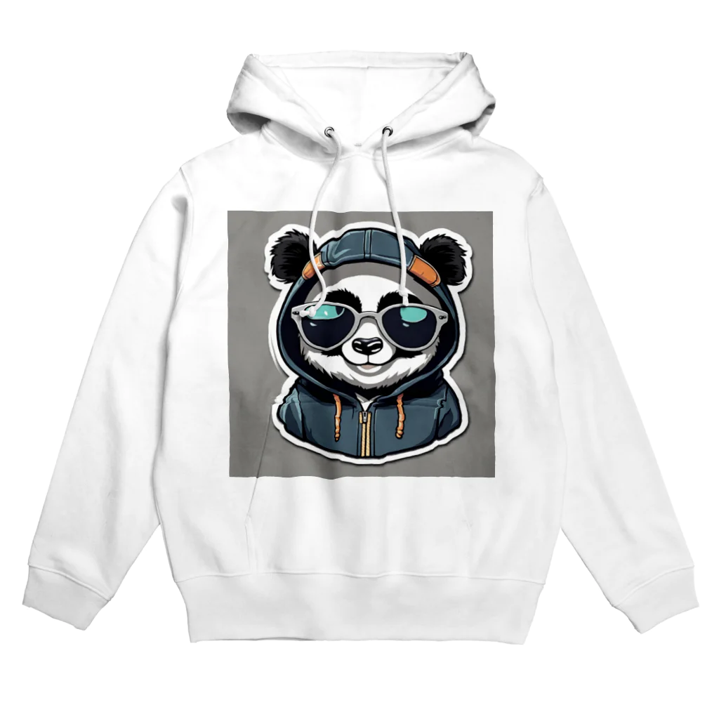 pandownloadのパーカーサングラスのワルパンダ？ Hoodie