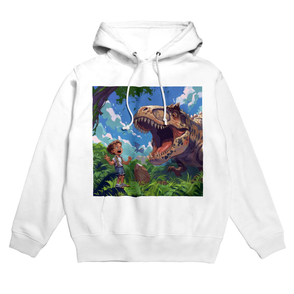 AQUAMETAVERSEの恐竜と少年　なでしこ1478 Hoodie