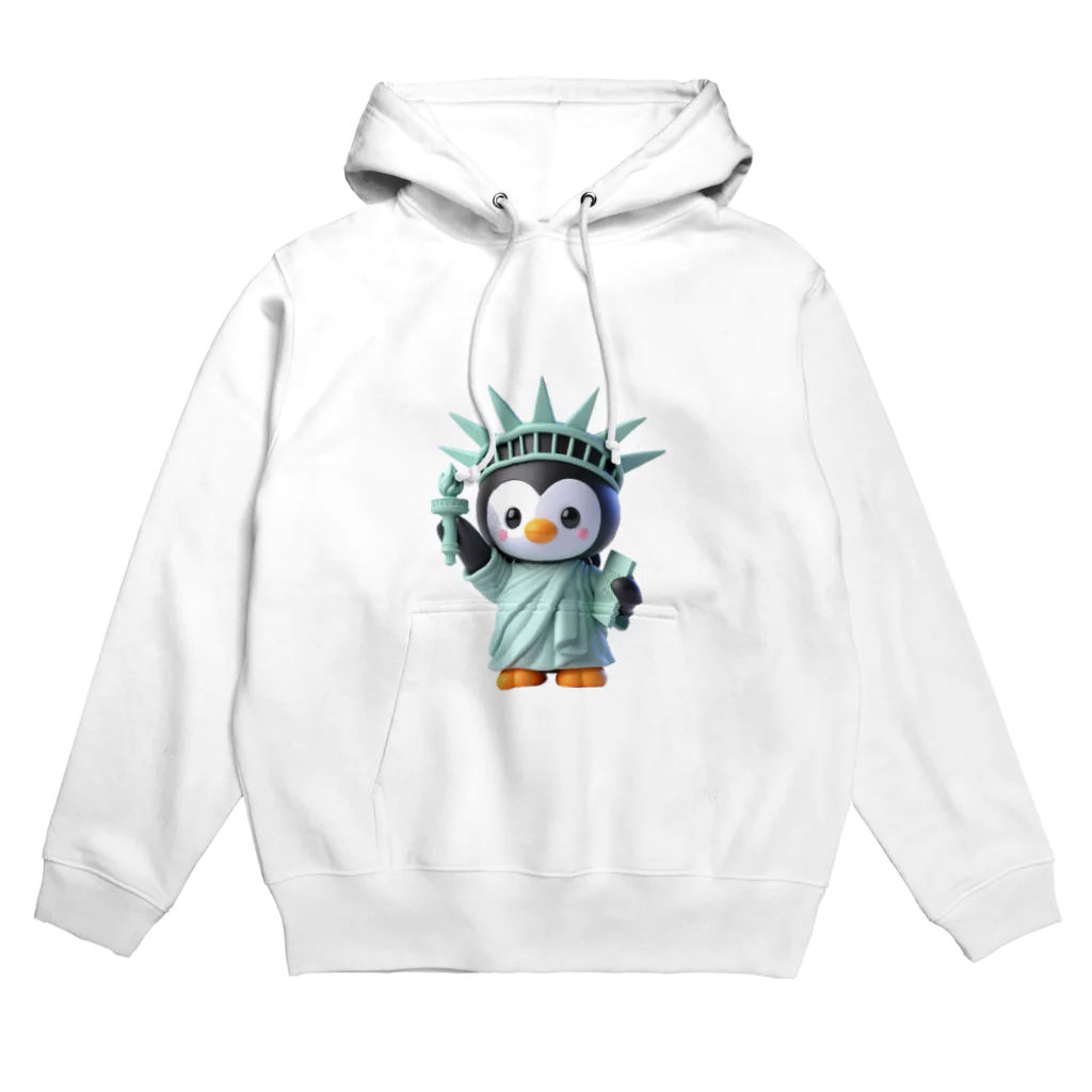 JUPITERの自由のペンギン像 Hoodie