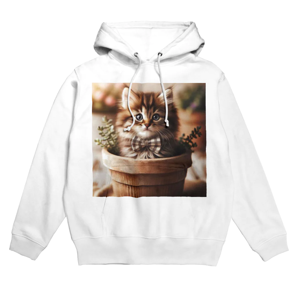 yuo1040yamato Soraの初めて作りました 猫さん Hoodie