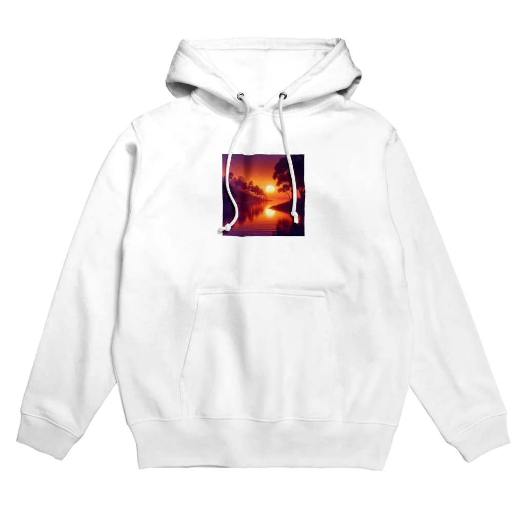 波乗り南国🏝️の夕陽 Hoodie